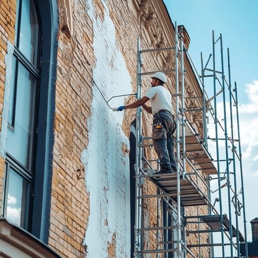 man-painting-building-stockcake